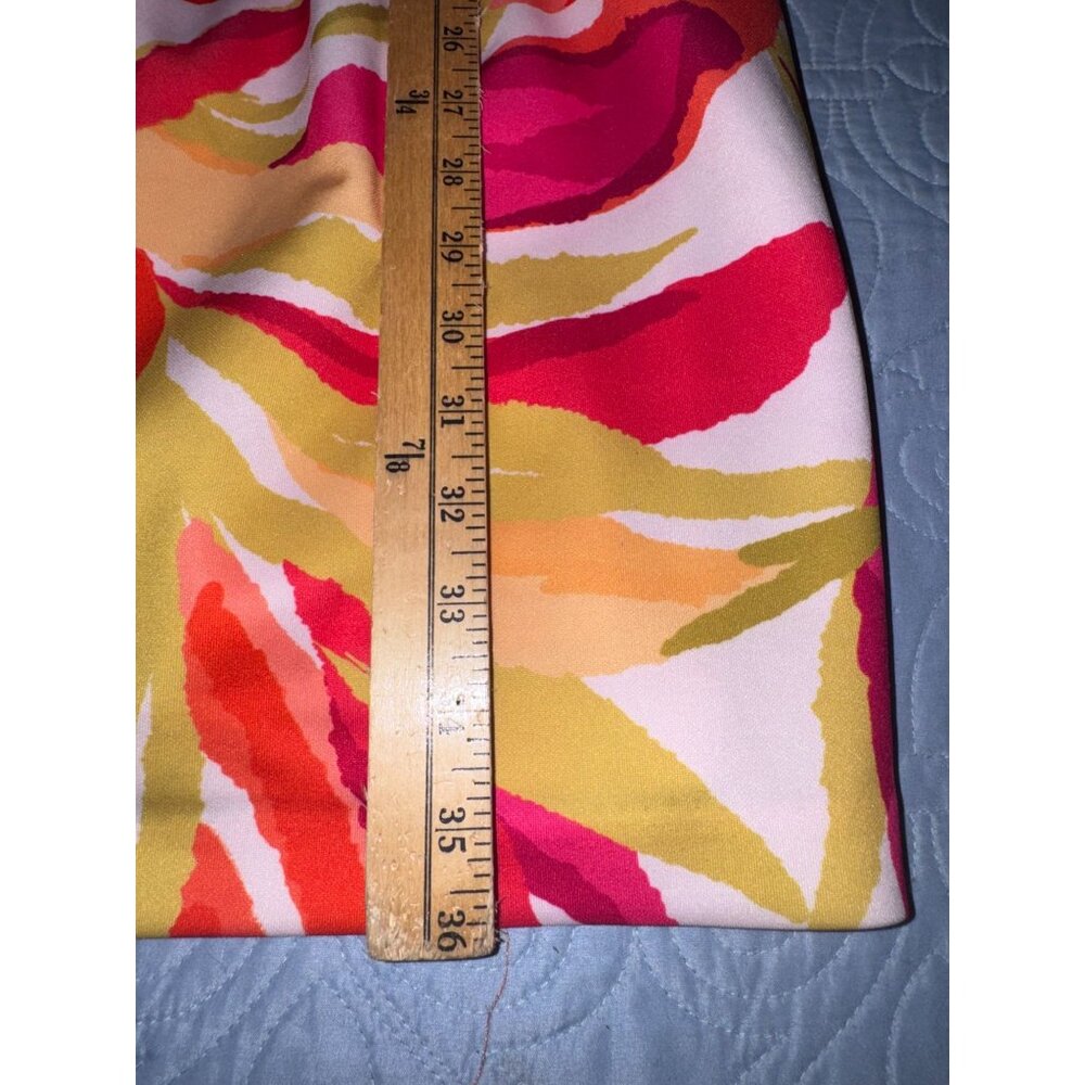 Vince Camuto Multicolor Tropical Print Sleeveless Dress Size 8 - Picture 9 of 10